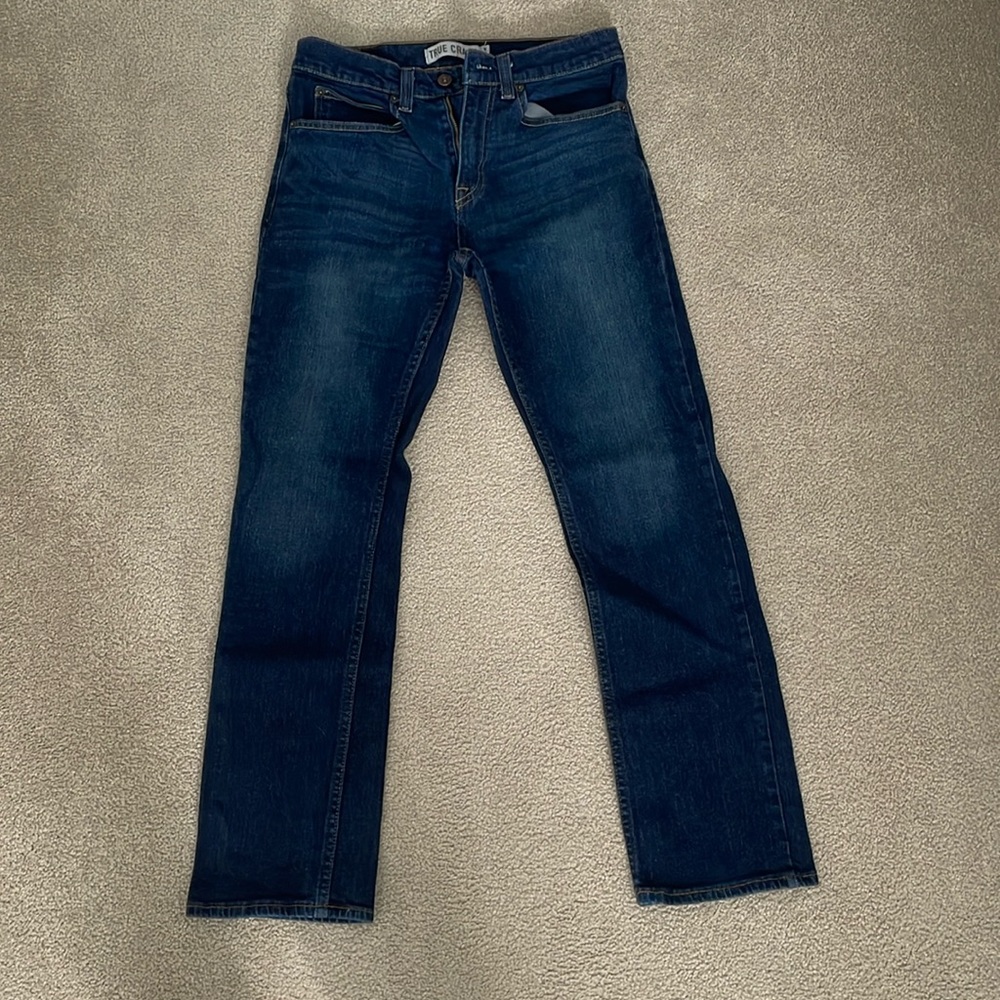 Men’s True Craft Jeans. Straight Leg. Size 30Wx30L. Never Worn.